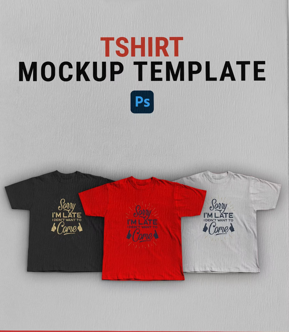 Classic Tee PSD Mockup