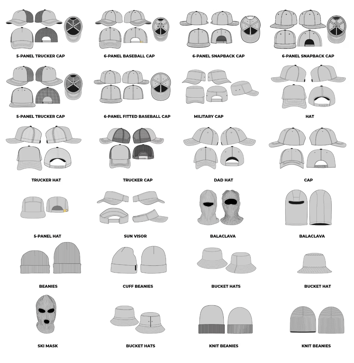 Headline Headwear Mockup Pack